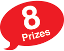 8 prizes