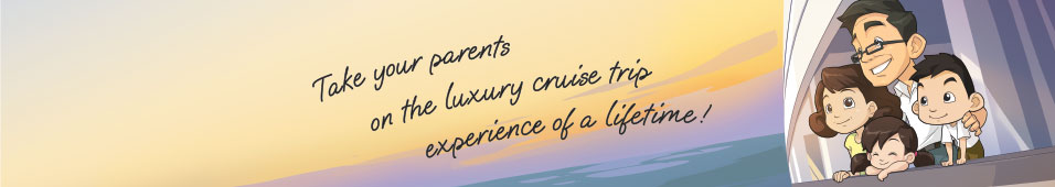 Take your parents on the luxury cruise trip experience of a lifetime!