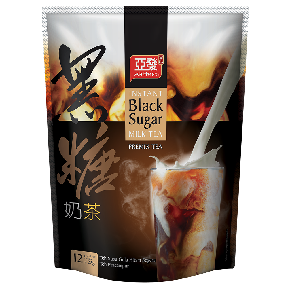 Ah Huat Black Sugar Milk Tea - Ah Huat